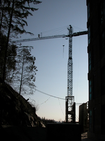 Job Site at Dusk